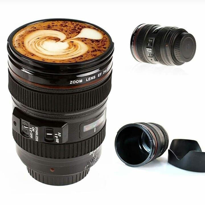 CAMERA LENS COFFEE MUG