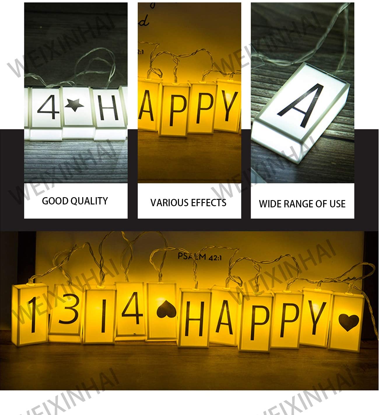 LED Letter Light Box Birthday  Lights