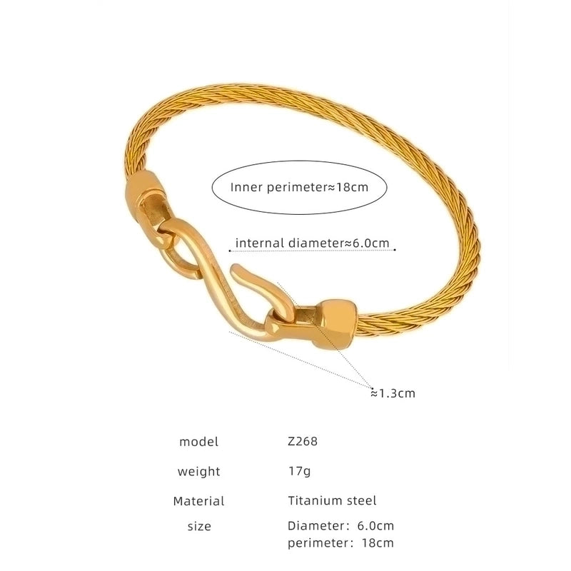 Minimalist Solid Color Titanium Steel Rhinestones 18K Gold Plated Plating Inlay Rings Bracelets