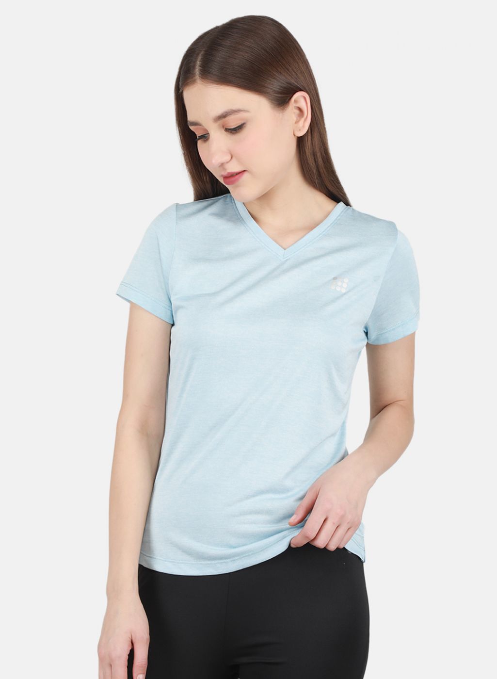 Women Blue Solid Top