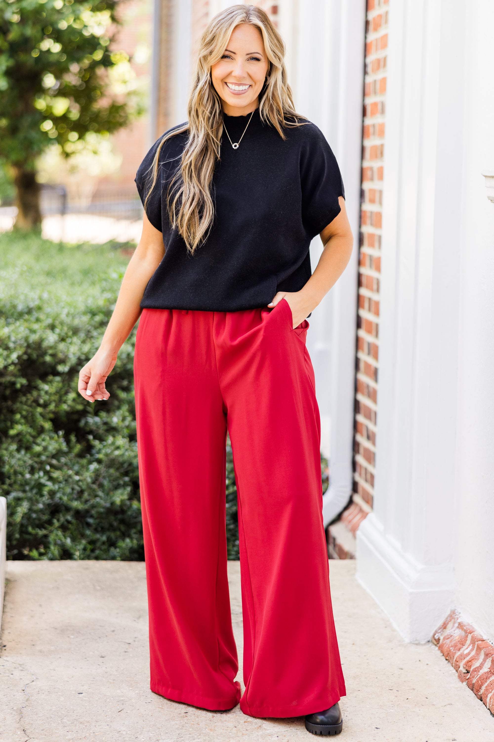 Can't Sit Still Pants. Tomato