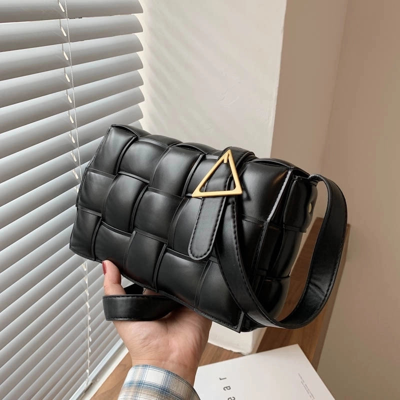 Fashion Solid Color Shoulder Crossbody Small Square Bag
