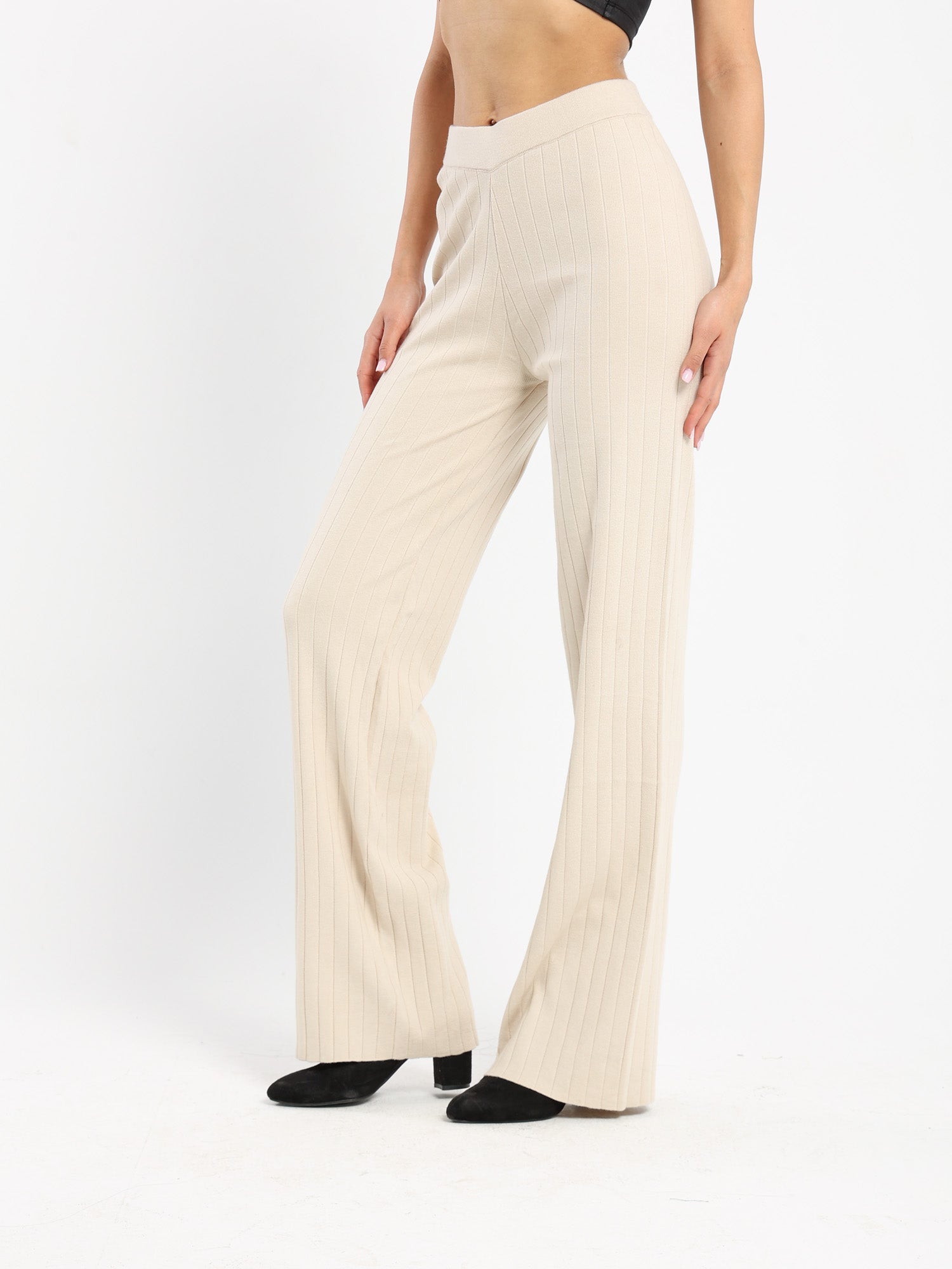 Ribbed Design Pants