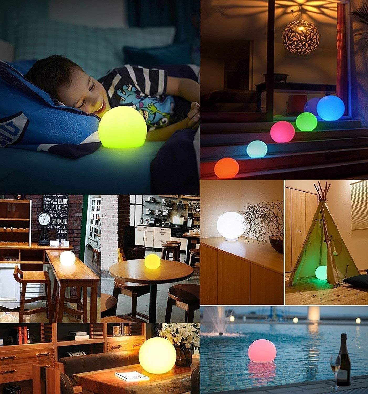 WATERPROOF FLOATING POOL LIGHTS