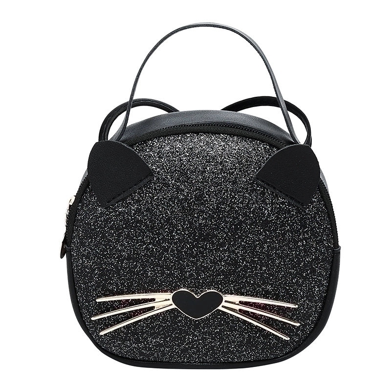 Small Pu Leather Circle Bag