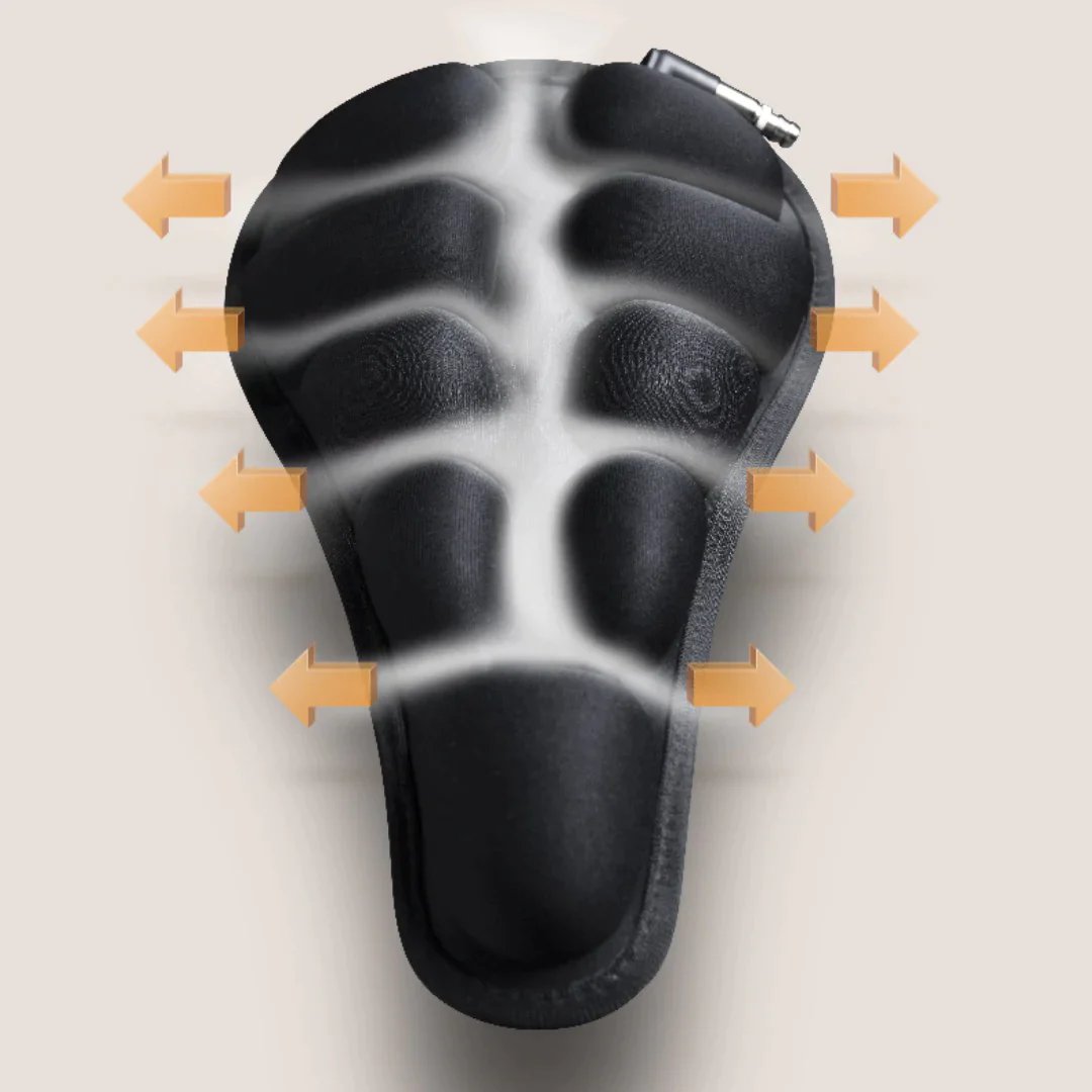 Aircush Saddle Cover Foldable Inflatable Airbag Seat Cushion