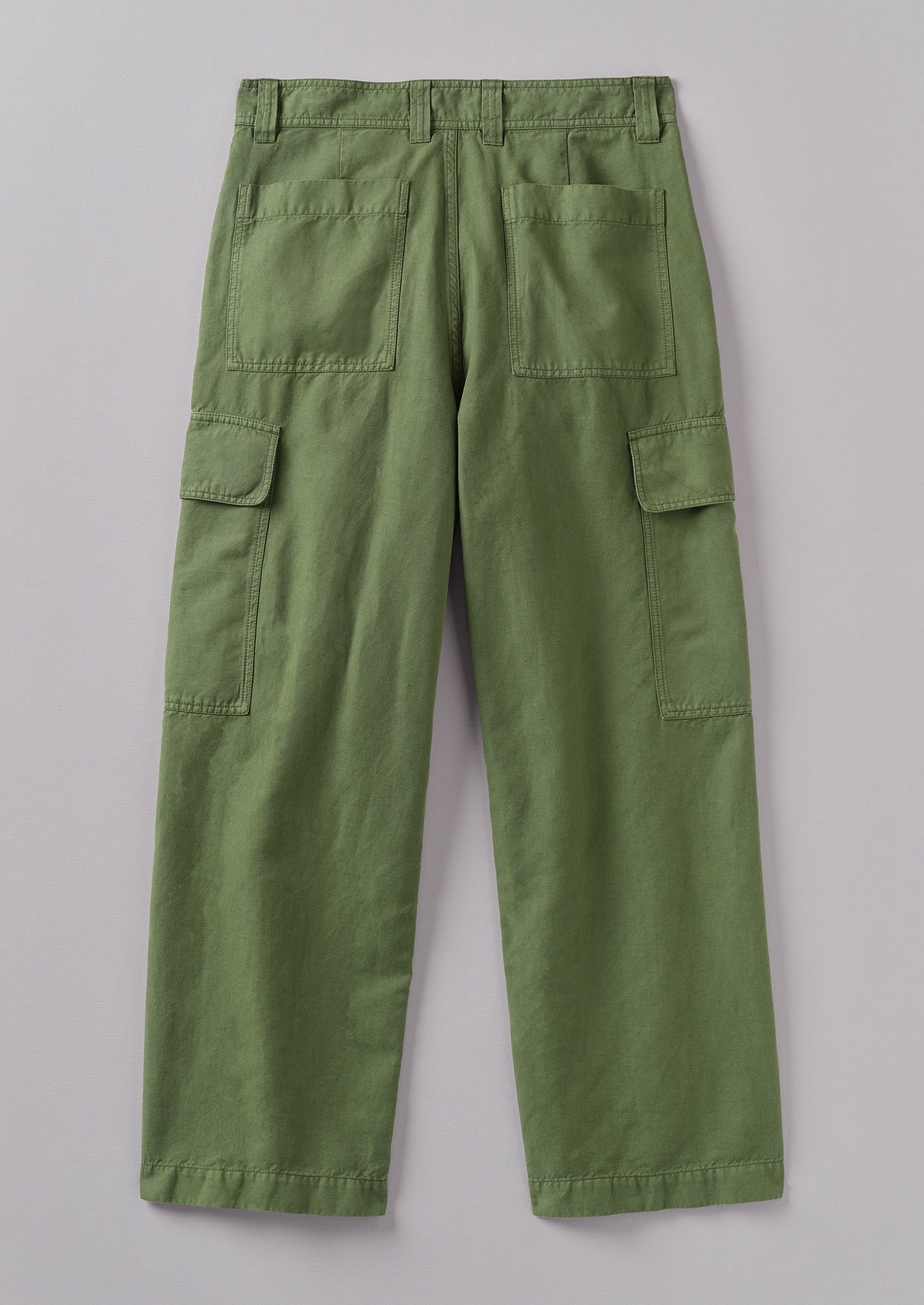 Patch Pocket Wide Leg Trousers | Propagator Green