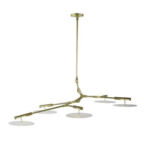 Ingrid 5 | Modern Branching Disc Chandelier