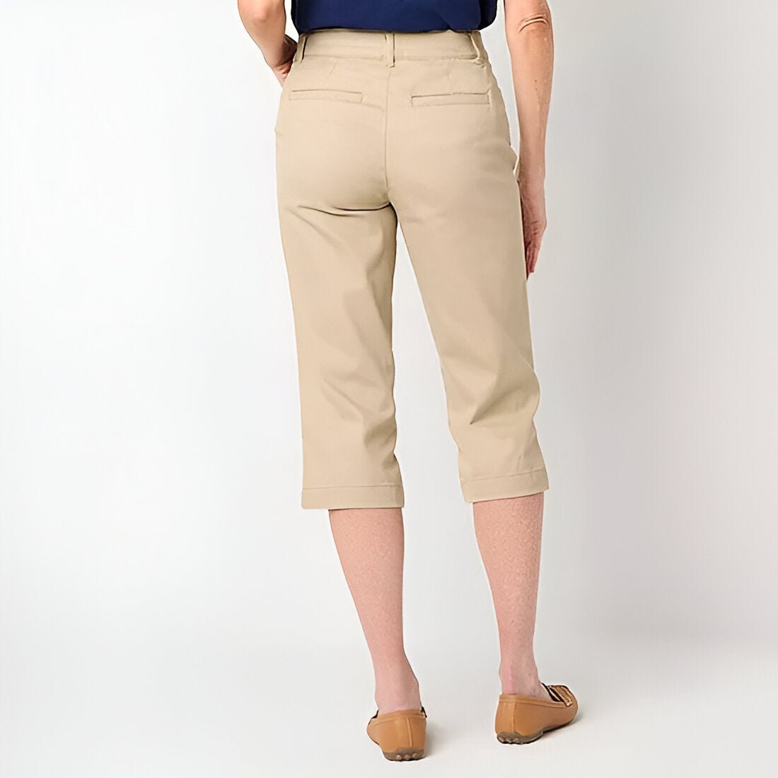 Secretly Slender Women Mid Rise Capri Pant