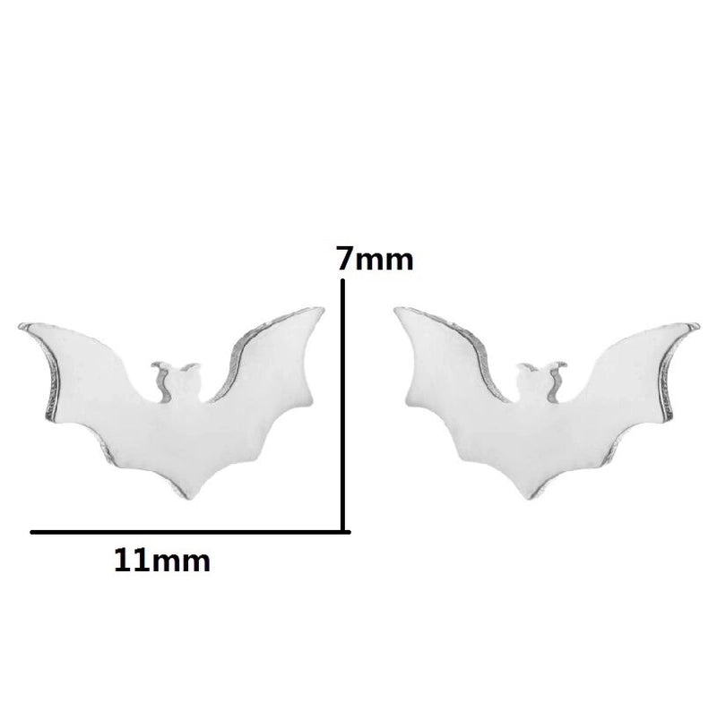 1 Pair Minimalist Animal Plating 304 Stainless Steel 18K Gold Plated Ear Studs