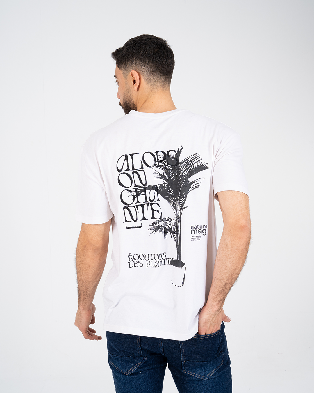 Oversized Mens Printed T-shirt