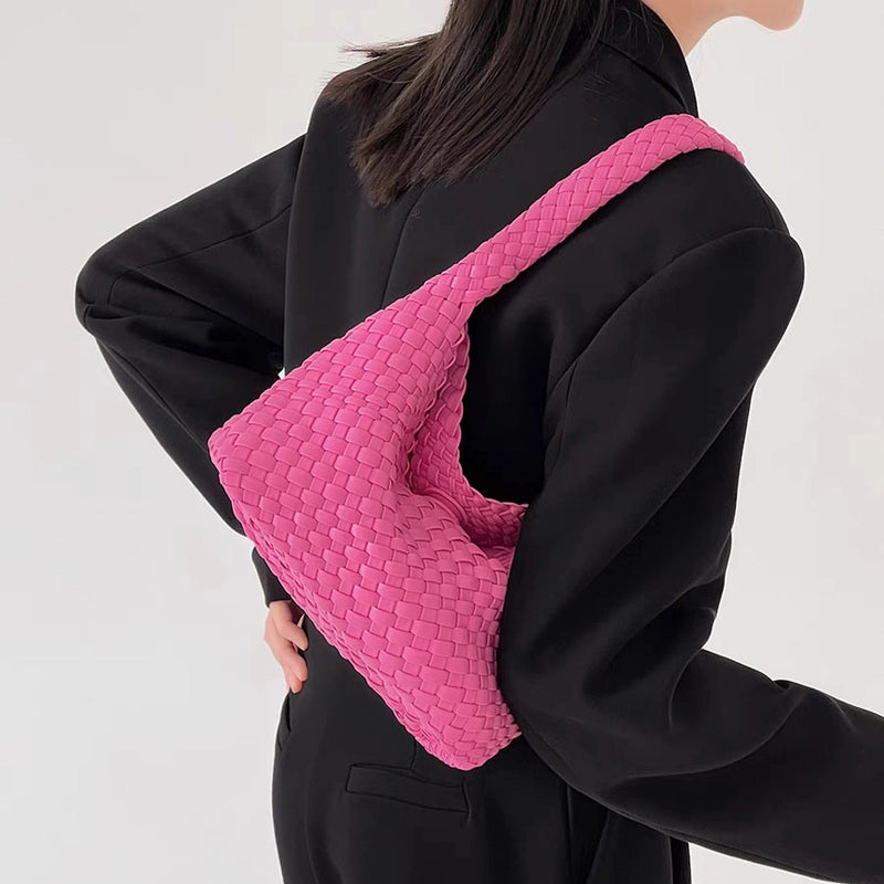 Summer Handmade Woven Bag Women's Bag New Fashion Small Bag Underarm Bag Crossbody Shoulder Hand Bag