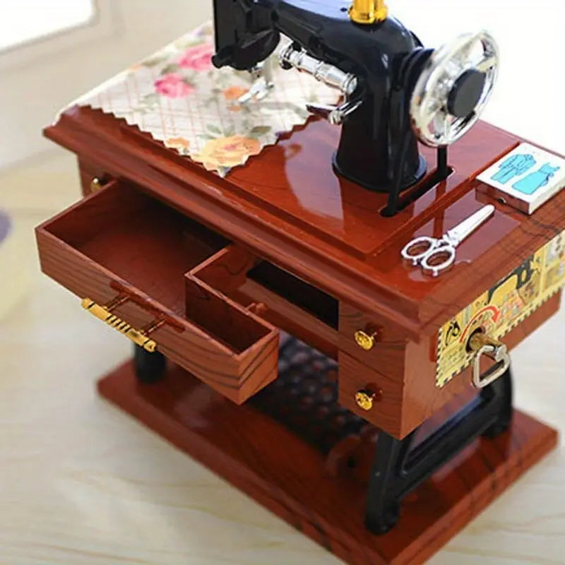 MINI MUSICAL TREADLE SEWING MACHINE