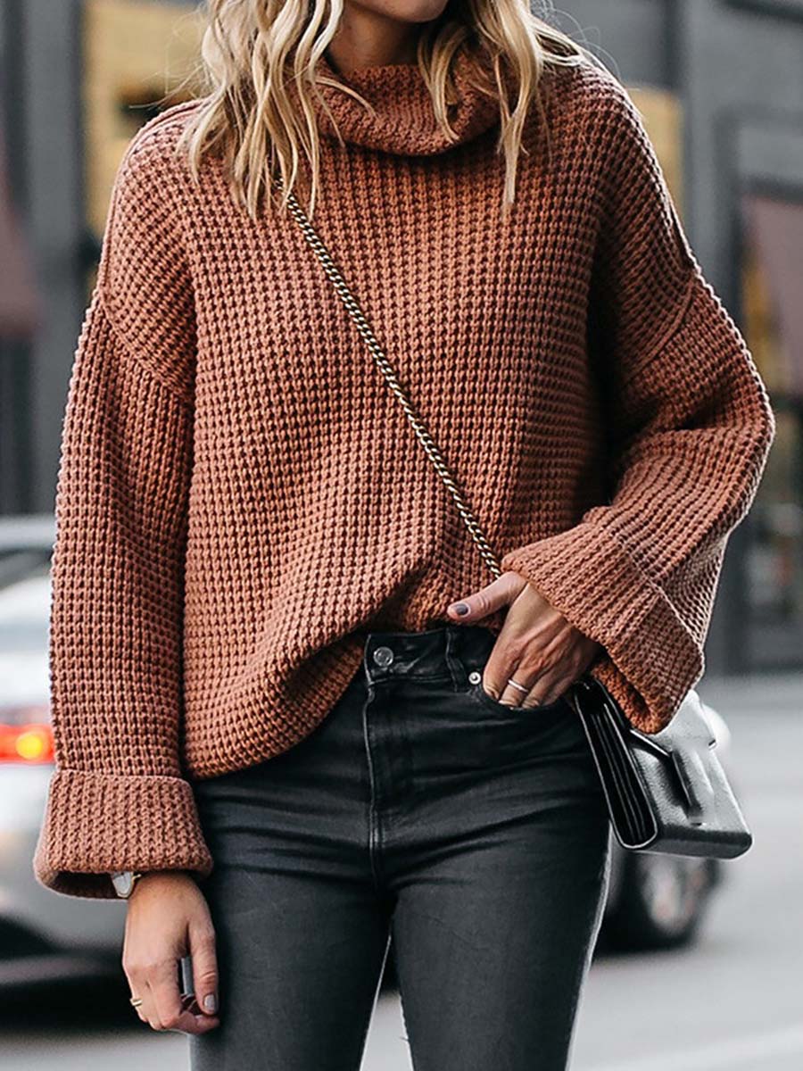 Leisure High-Collar Sweater