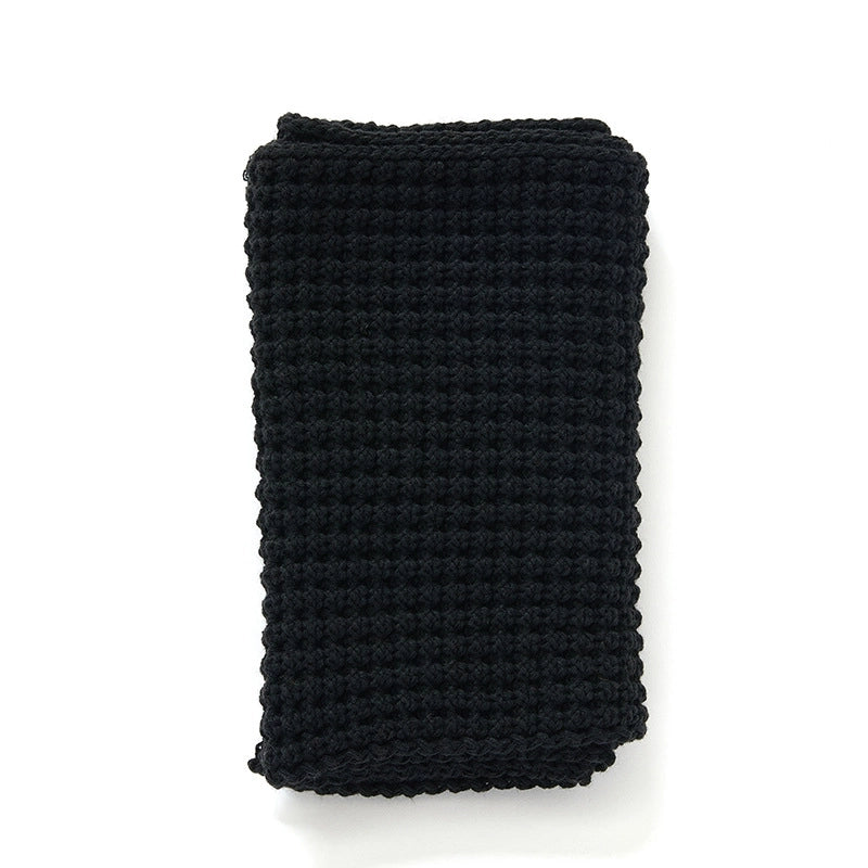 Hot Sale New High-end Sense Women's Solid Color Scarf Autumn And Winter Knitted Scarf