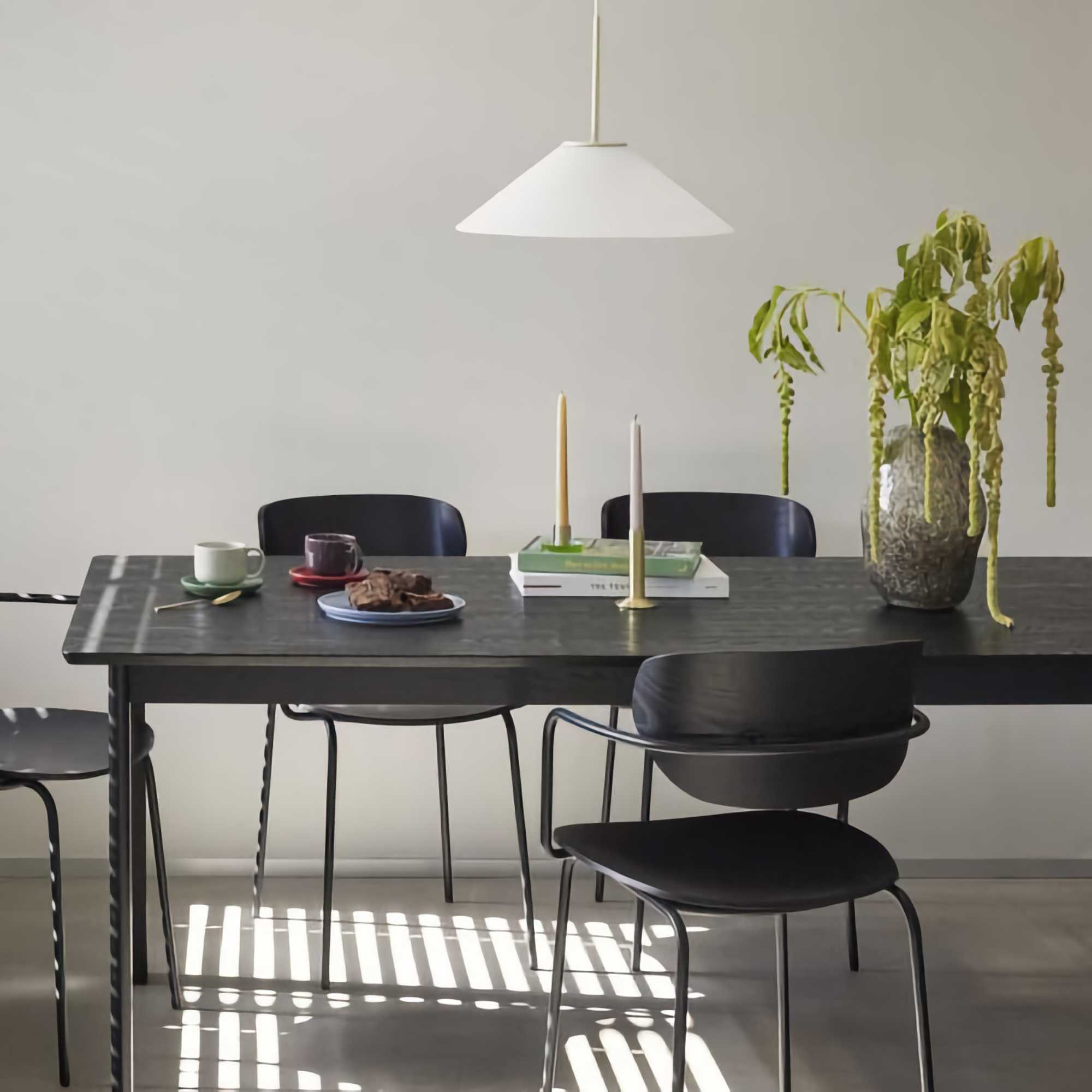 Hubsch Interior Solid Pendant Lamp. White/Sand