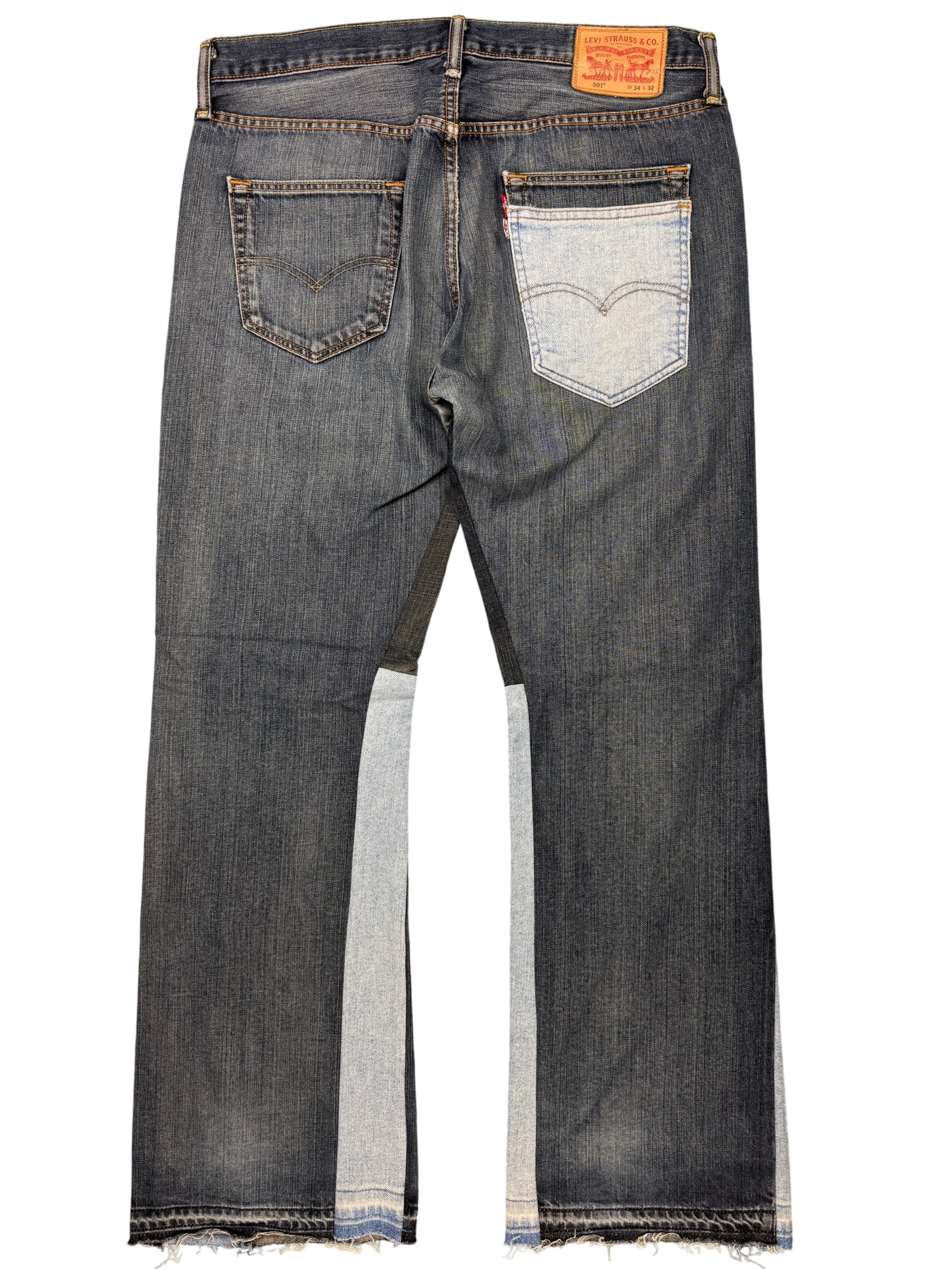 Levi's 501 Frayed Hem Denim Jeans