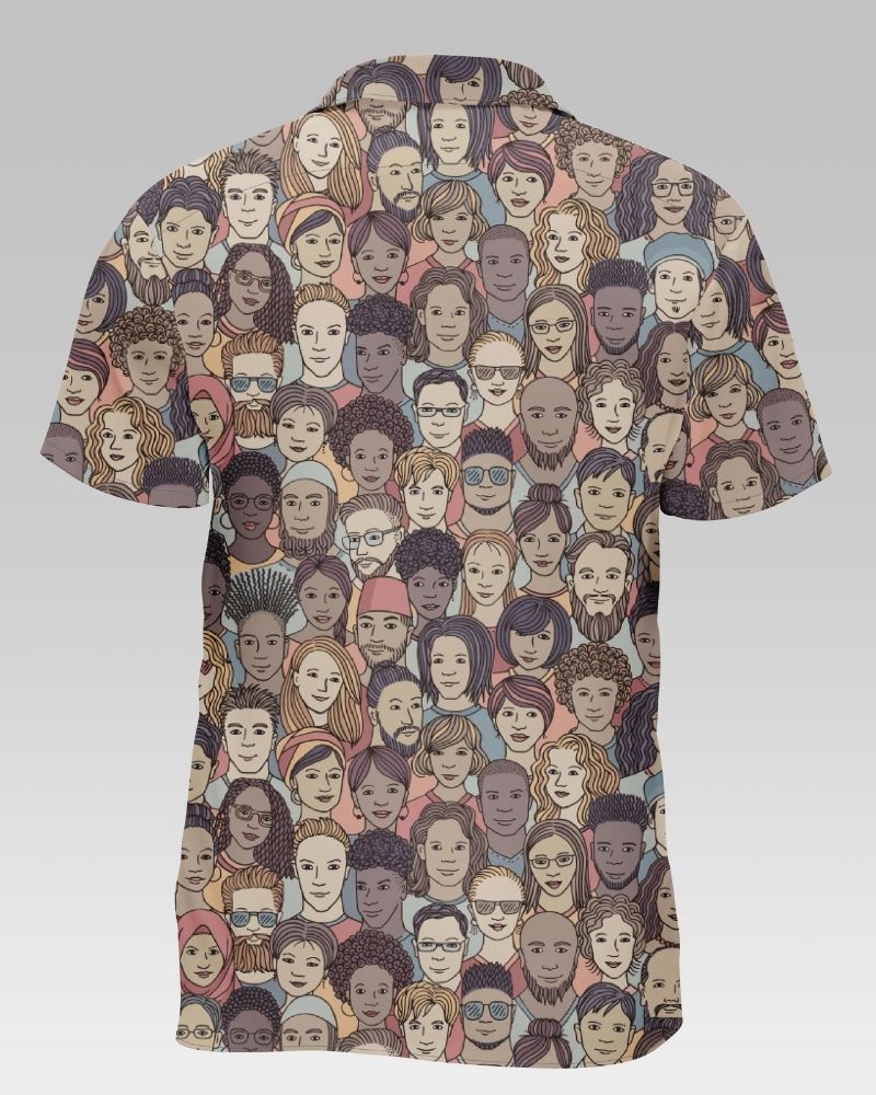 Multi-Face Printed Cotton Shirt