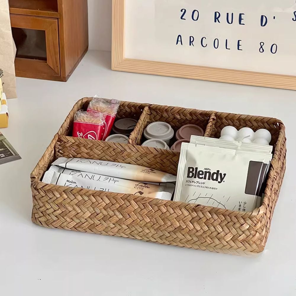 Nature Nest Rattan Organiser