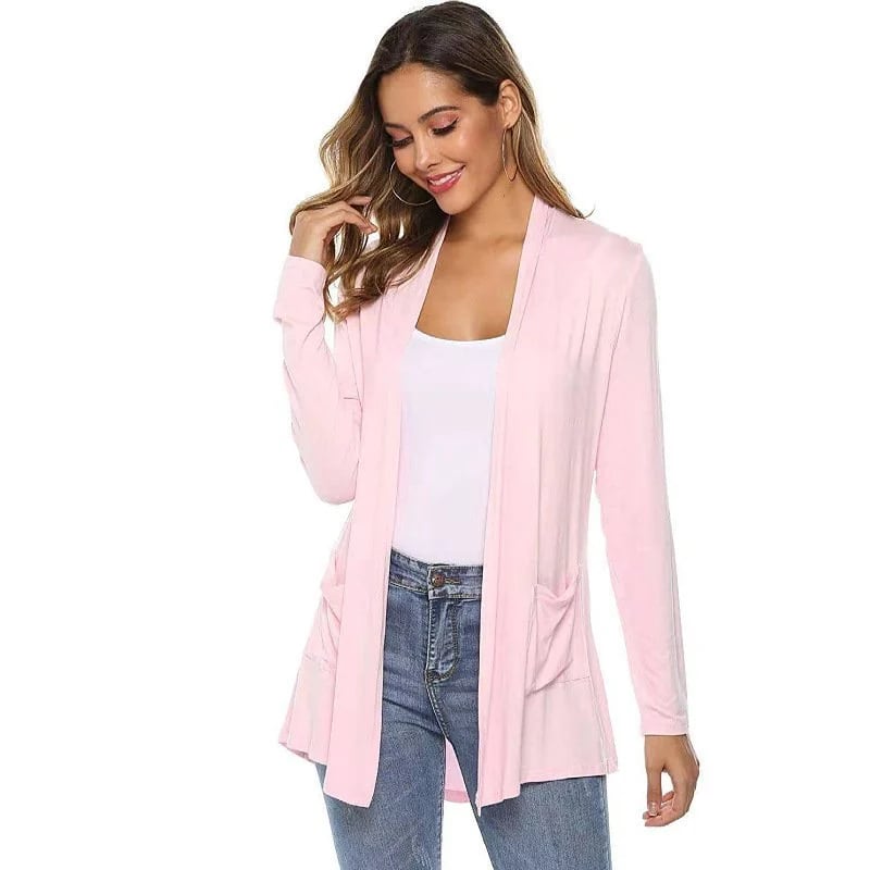 🔥 Last Day Promotion 49% OFF💕Women's Casual Lightweight Open Front Long Sleeve Cardigans