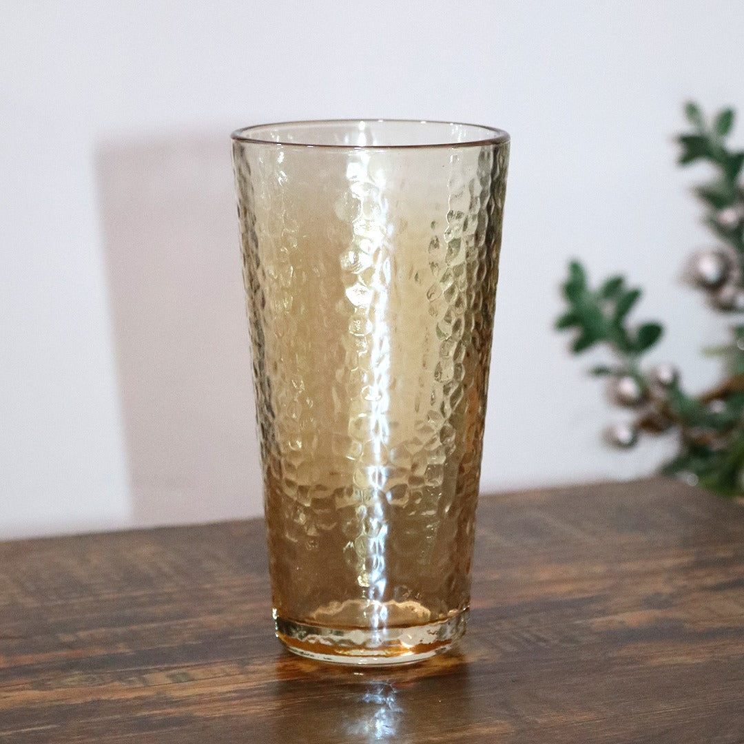 Bohemia Bronze Tall Glass Cups 325ml (6pcs)