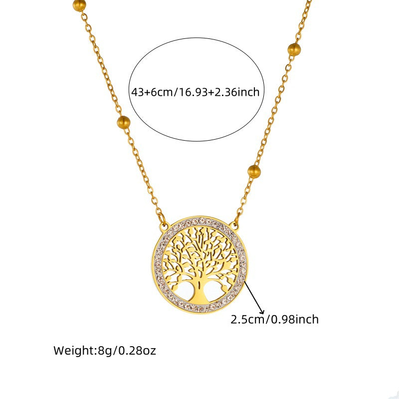 Women Fashion Chain Stainless Steel Electroplating Jewelry Sets