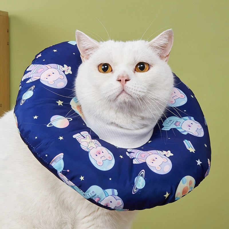 Elizabeth Ring Cat Anti-licking Anti-biting Soft Ring Waterproof Headgear Sterilization Shame Ring Pet Supplies