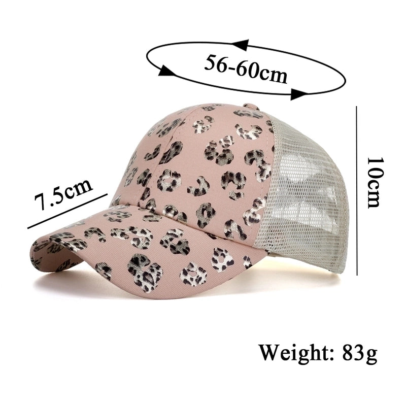 Women's Fashion Leopard Baseball Cap