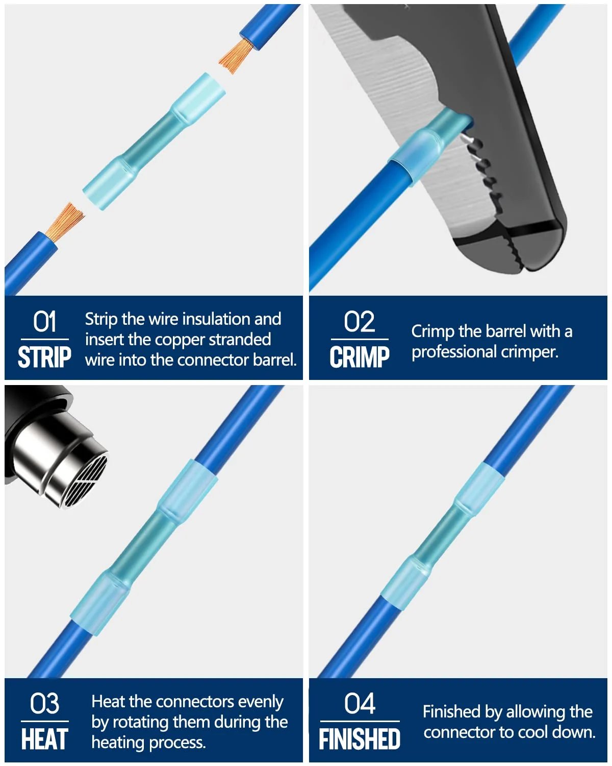 WATERPROOF SOLDER WIRE CONNECTOR KIT