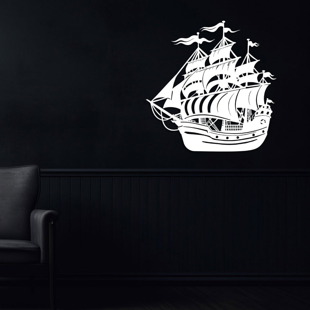 Ship Metal Wall Art