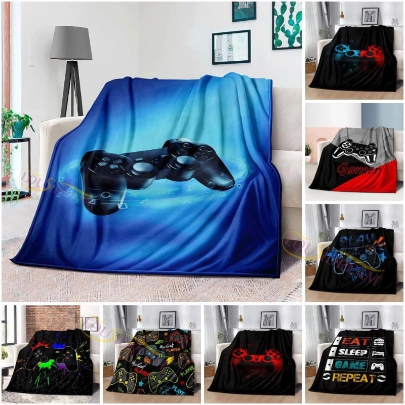 Vacation Cartoon Polyester Blanket