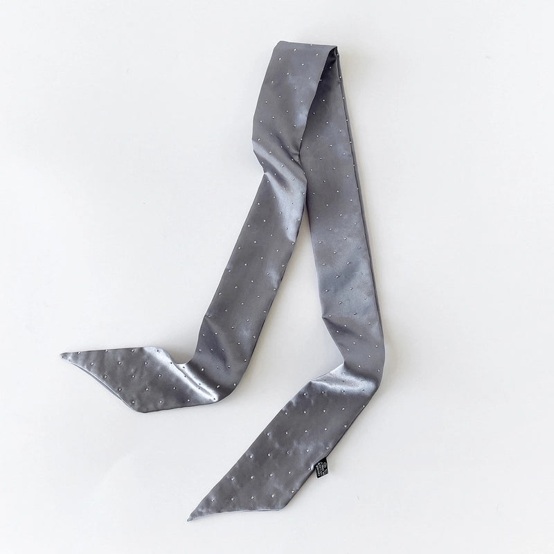 Women's Basic Solid Color Satin Silk Scarf