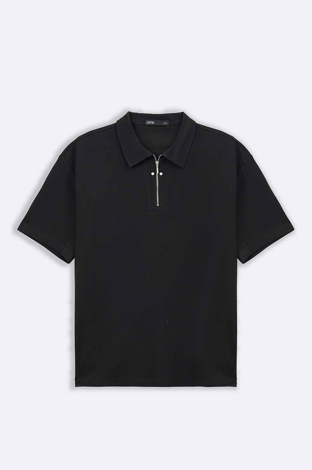 POLO SHIRT WITH ZIP