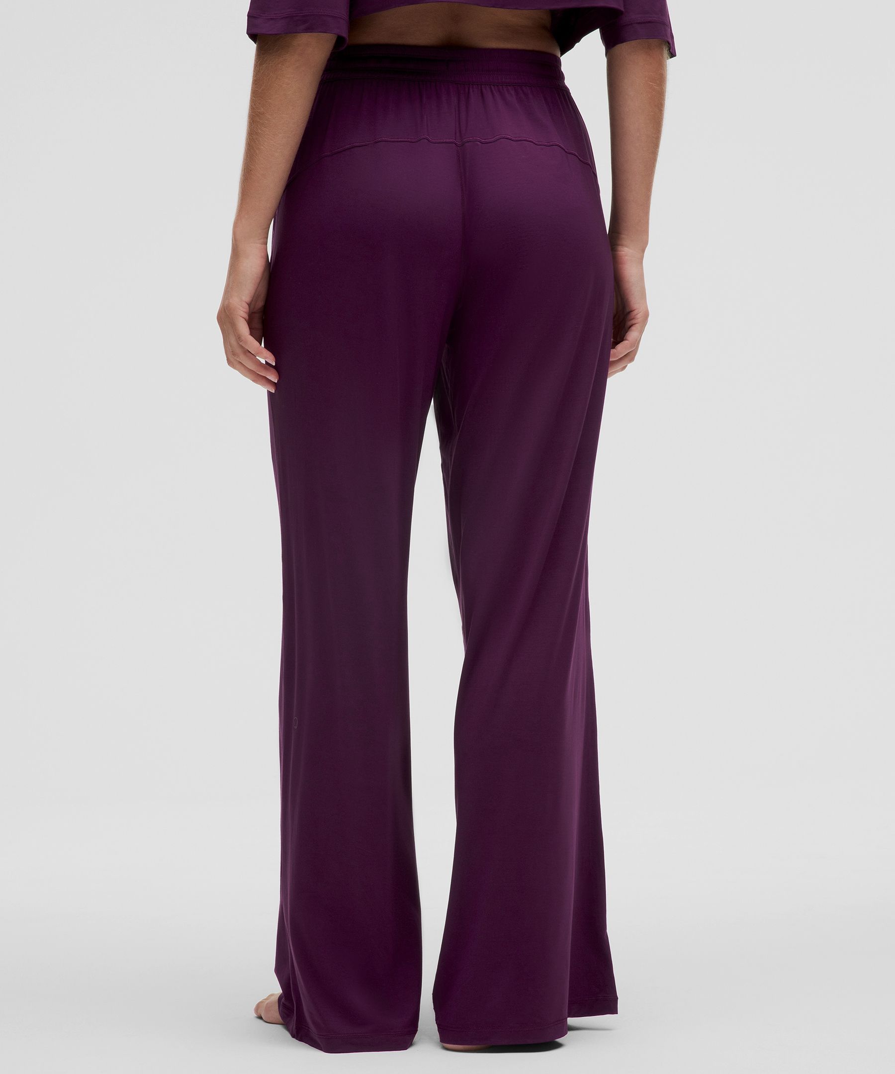 Modal High-Rise Wide-Leg Lounge Pant