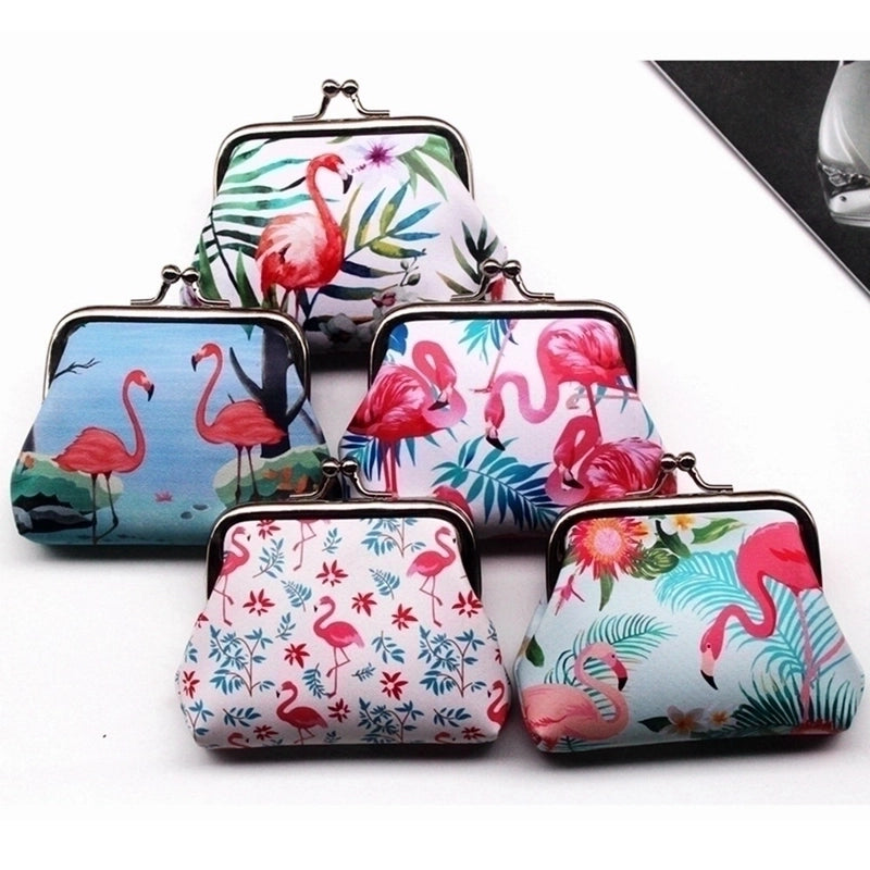 Women's Animal Pu Leather Clasp Frame Coin Purses