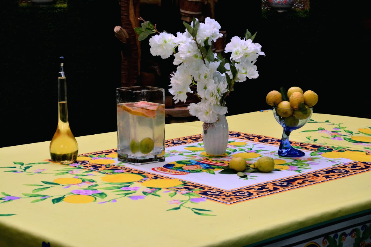 6 & 8 Seater Digital Printed Table Cover(3841)-TB21