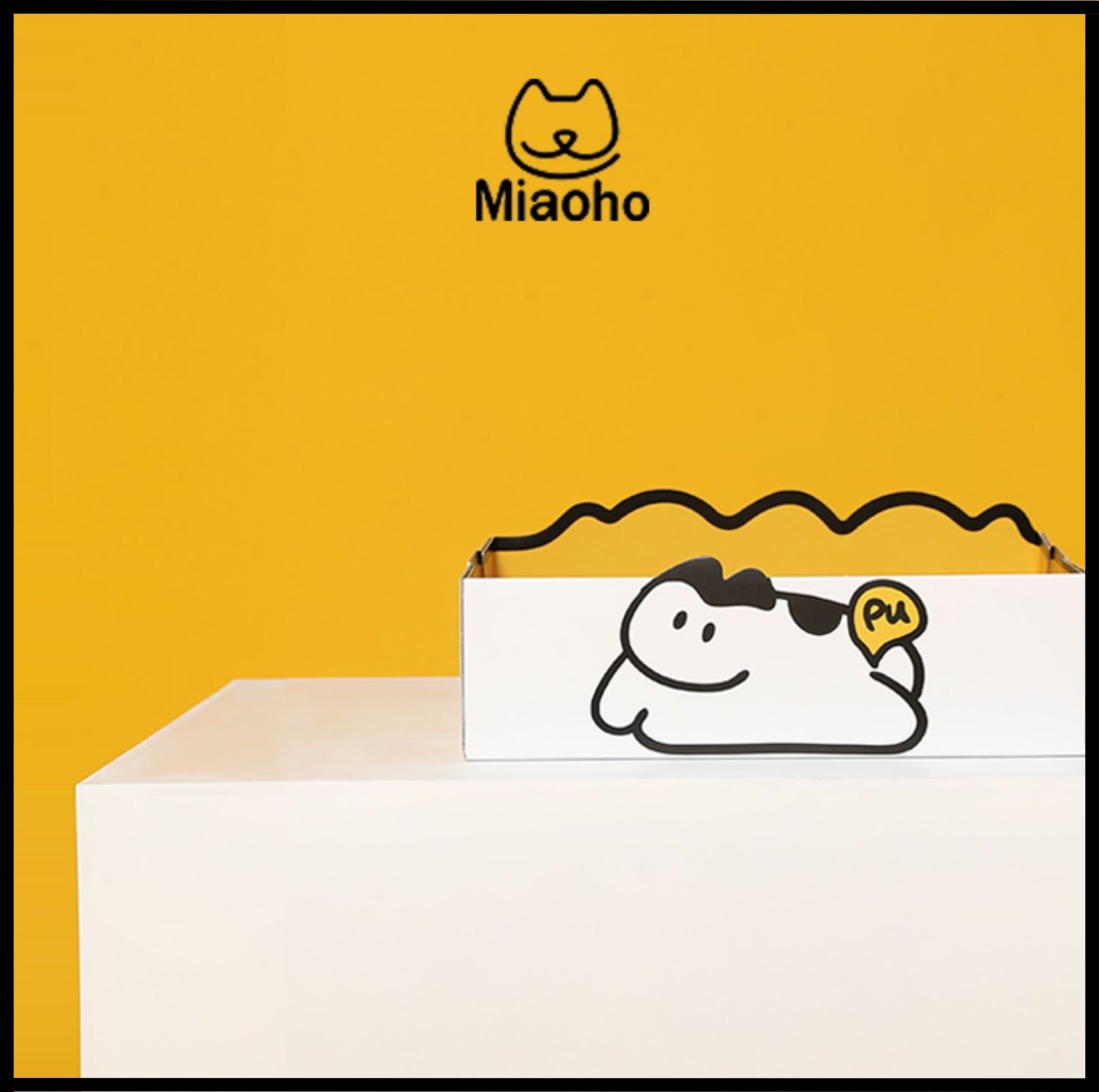 Miaoho Paper-based Portable and Foldable Cat Litter Tray