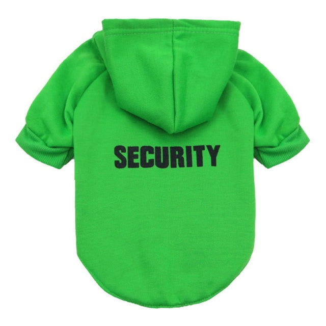 Security Printed Dog Cat Hoodies
