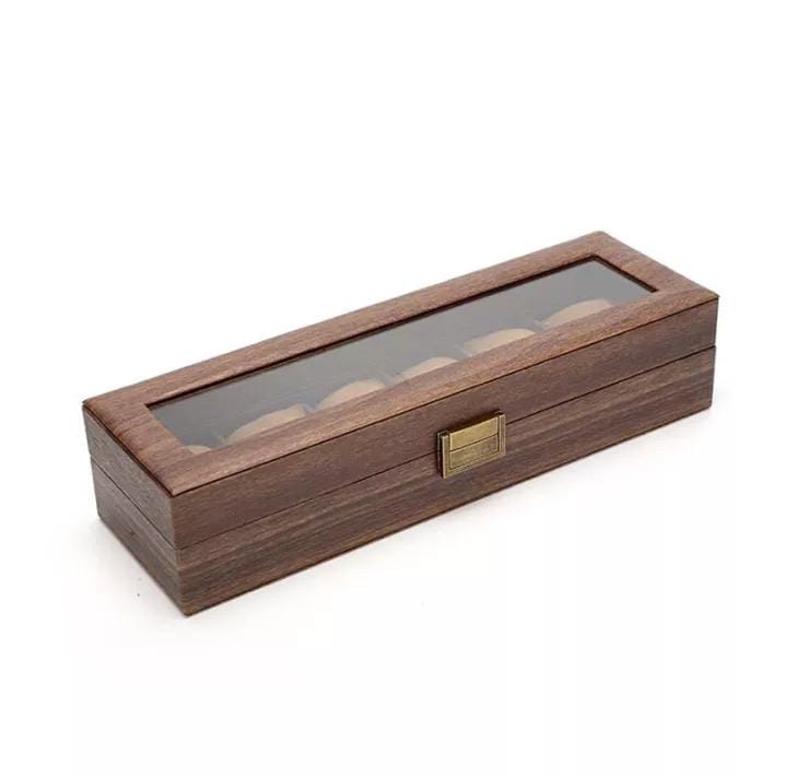 WOODEN WATCH STORAGE BOX