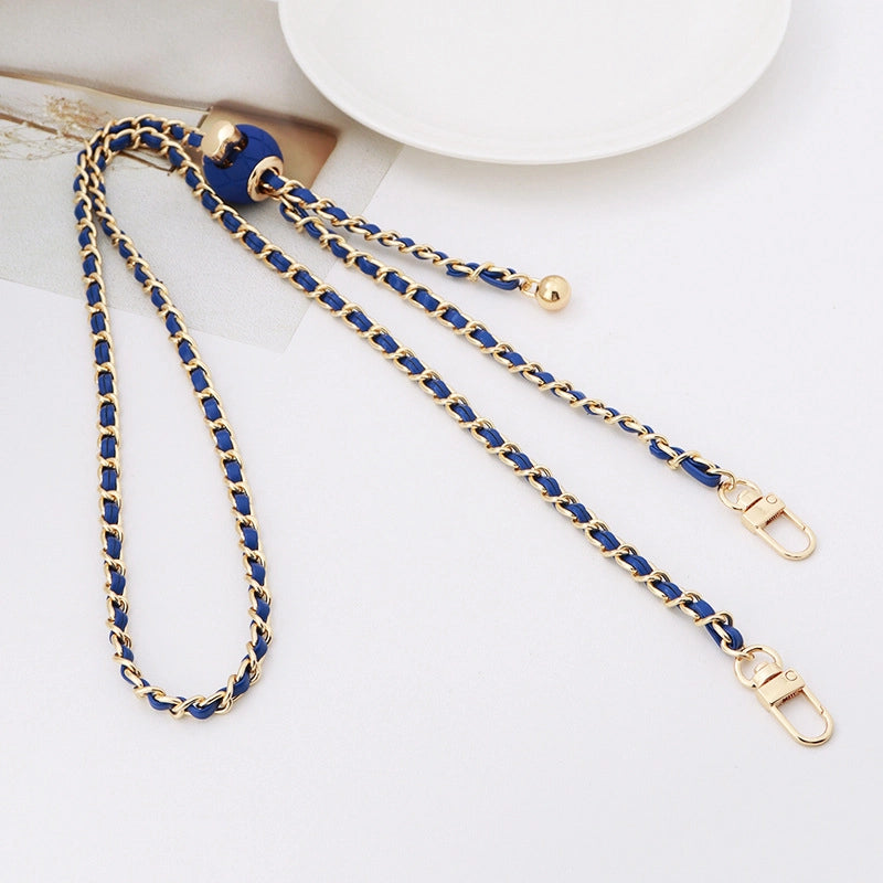 Alloy Solid Color Bag Chain Bag Straps
