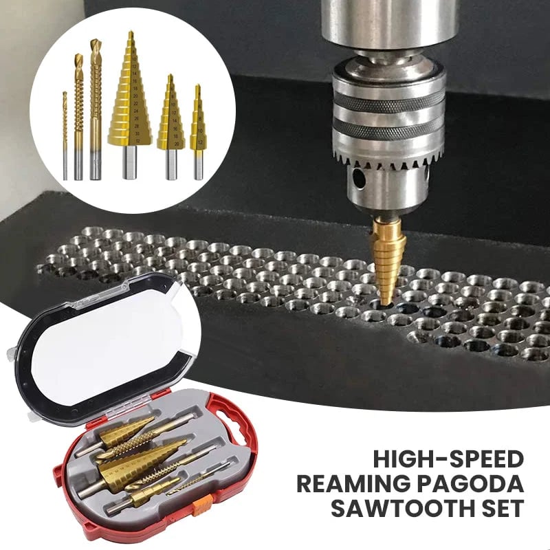 💥High-speed Reaming Pagoda Sawtooth Set