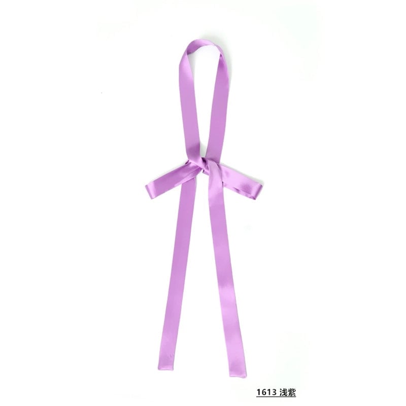 Women's Basic Minimalist Solid Color Satin Printing Silk Scarf