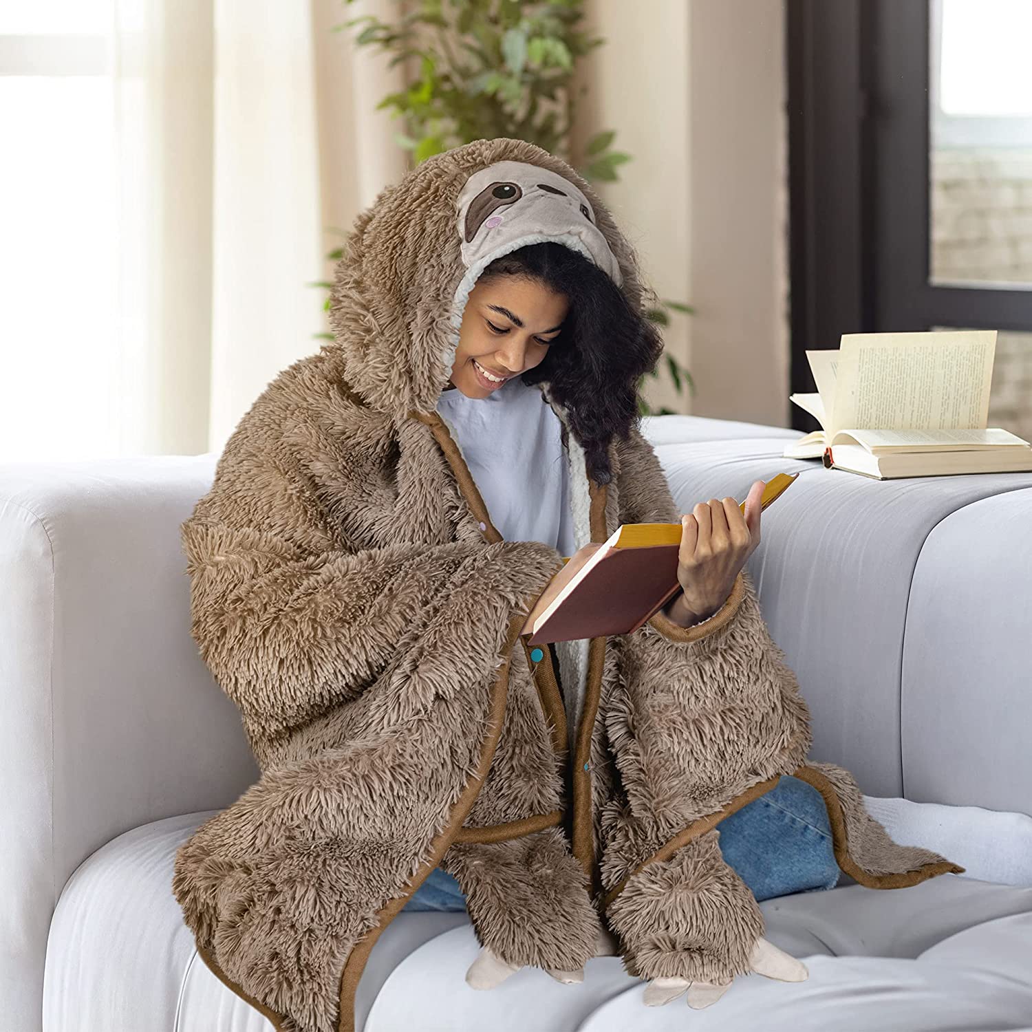 BUY 2 FREE SHIPPING🎉Wearable Hooded Blanket for Adults