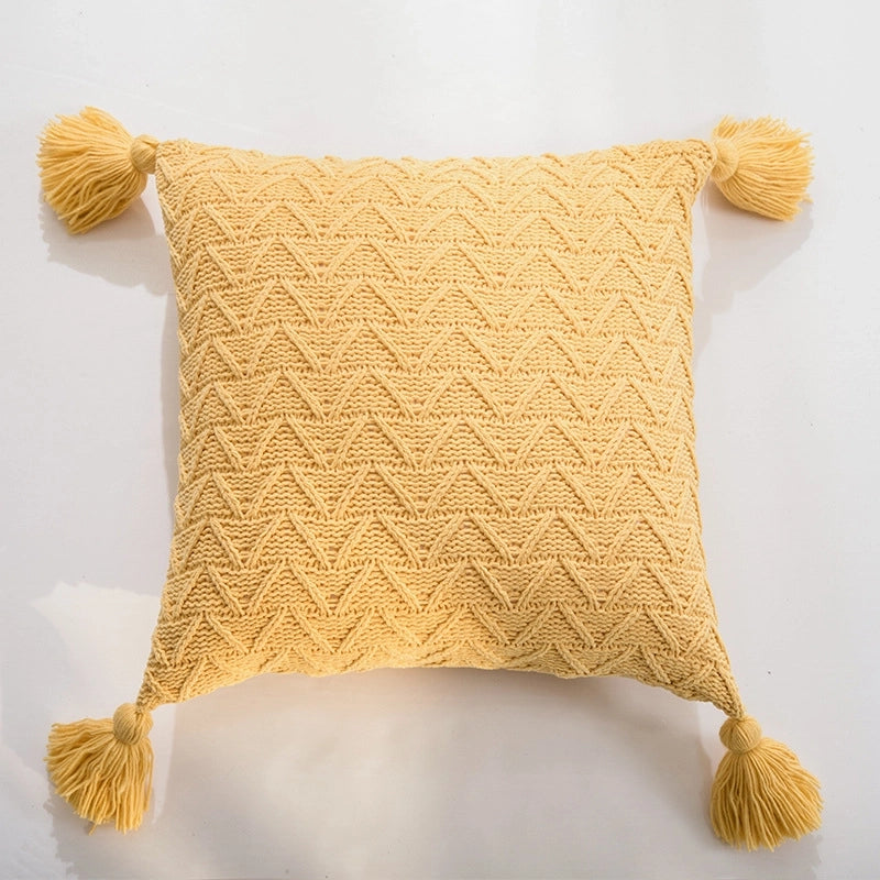 Casual Solid Color Polyester Pillow Cases