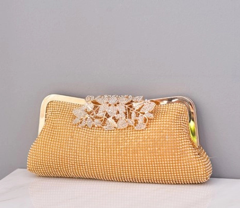 Pu Leather Solid Color Square Evening Bags