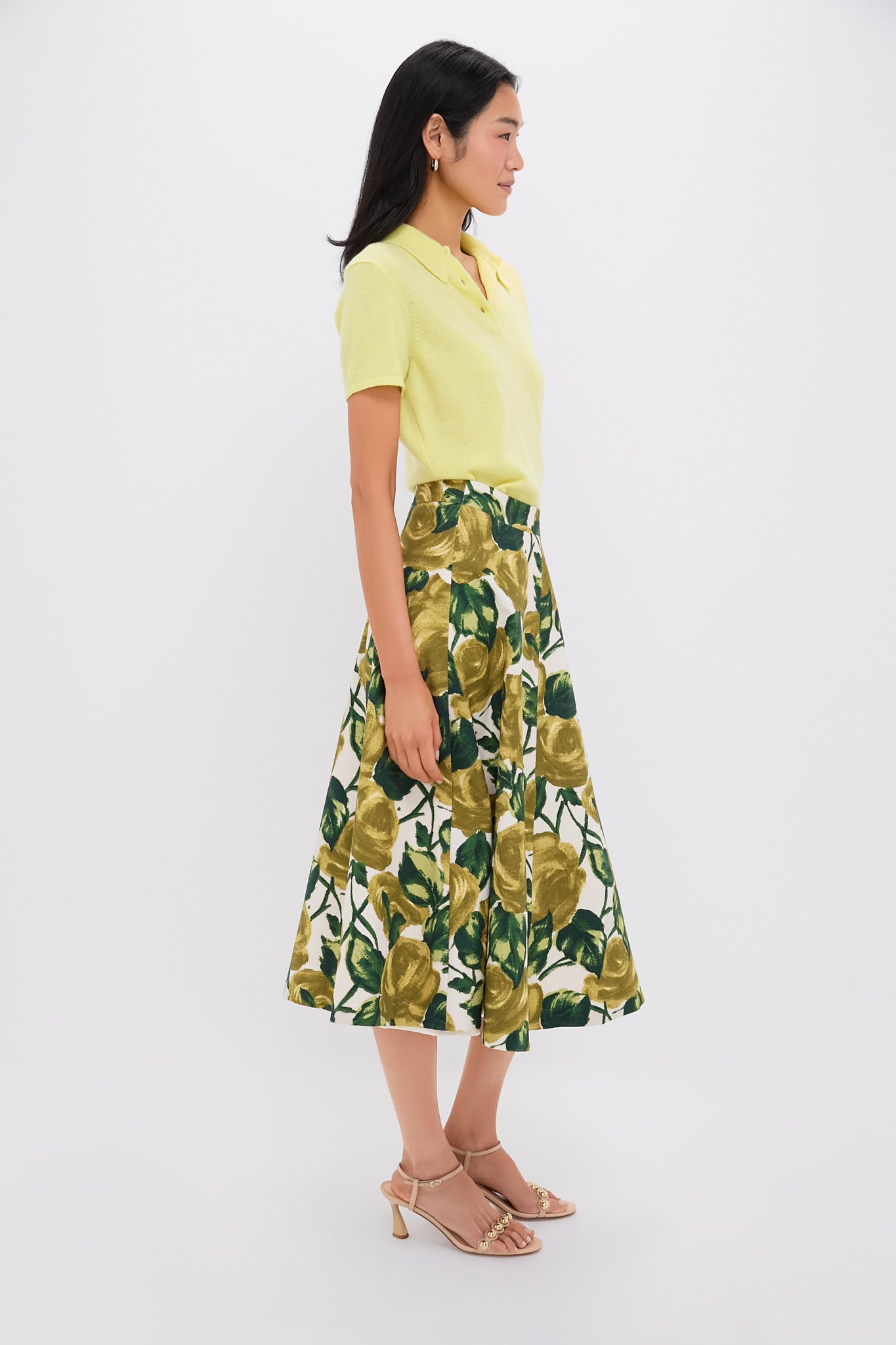 Giverny Gardens Andrea Circle Skirt