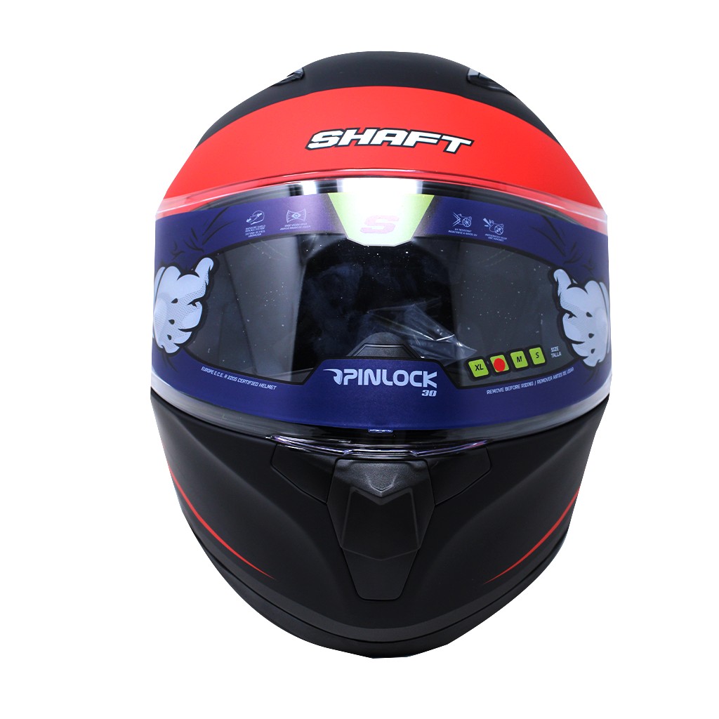 Casco Shaft integral 582 barefoot Rojo