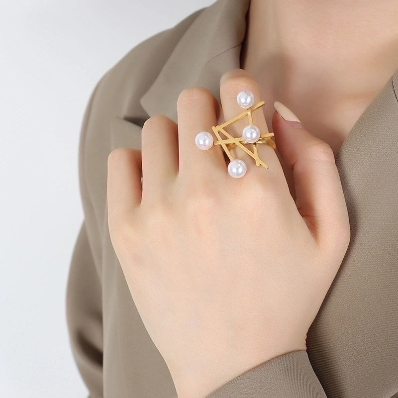 Fashion 304 Stainless Steel 18K Gold Plated No Inlaid In Bulk