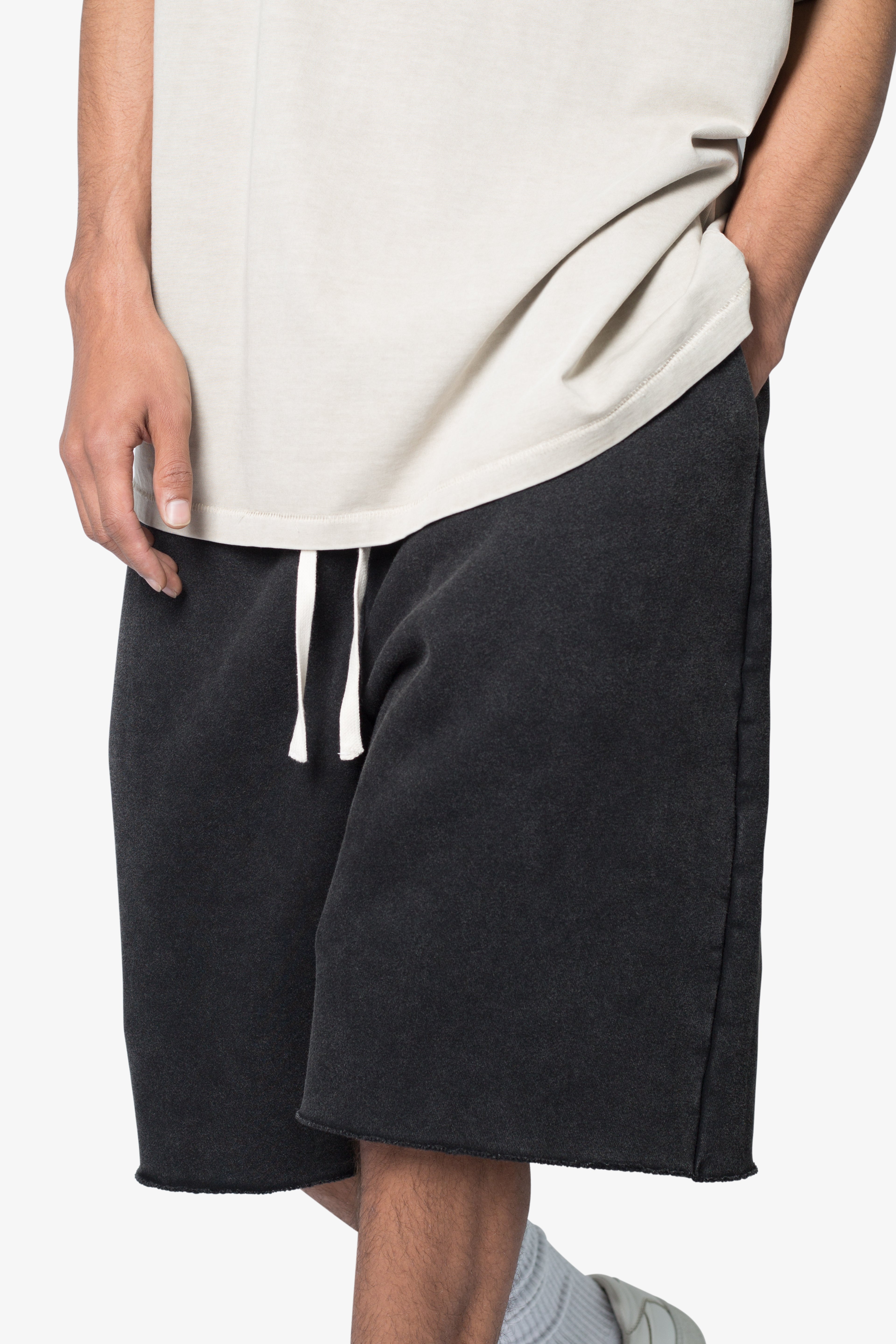 Ultra Baggy Sweatshorts - Washed Black