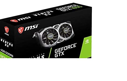 MSI - Tarjeta gráfica - Gaming GeForce GTX GTX 1650 D6 Ventus XS OCV1 128 bits HDMI/DP/DVI 4 GB GDRR6 HDCP Compatible con DirectX 12 VR Ready OC